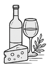 wine cheese