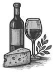 wine cheese_gray